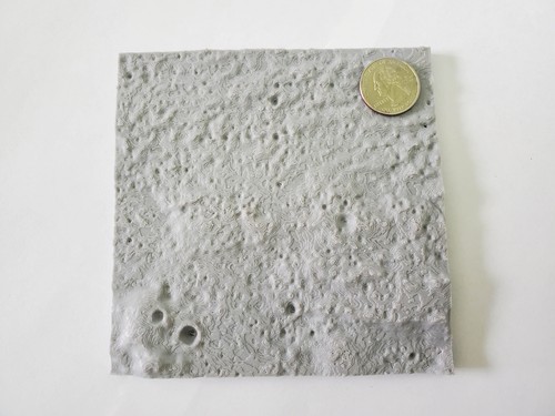 APOLLO 14 sito di sbarco sulla luna - Accurata mappa topografica 3D di Fra Mauro - Foto 7 di 9