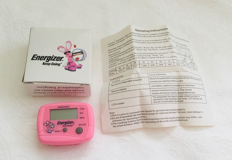 VTG 2006 Energizer Pedonetor Energizer Bunny Design Pink Brand New in Box Rare