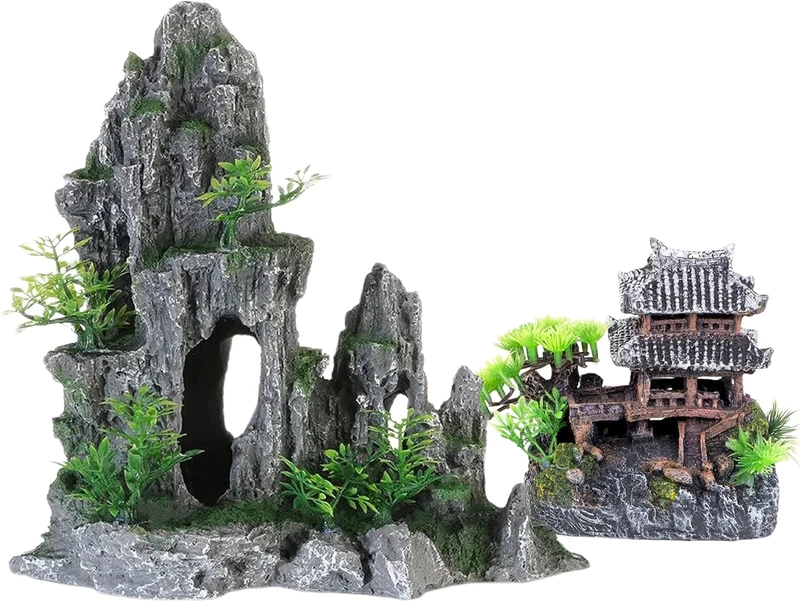 Extra Large Aquarium Japanese Resin Castle Decor