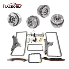 RACEORLY Timing Chain Kit Camshaft Adjuster Set for Benz W212 E400 ML350 M276