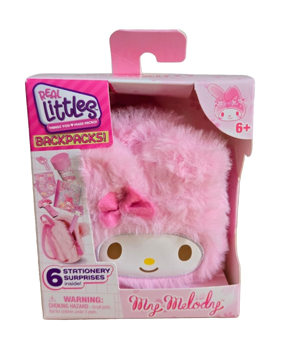 Real Littles Mini Hello Kitty My Melody Backpack Bag with Stationary  Surprises