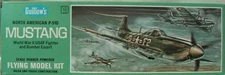  Balsa wood airplane model P51 D Mustang Guillows # 905