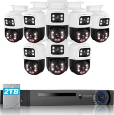 KERUI 6MP POE 8CH NVR Security Camera System Surveillance Night Auto Tracking US