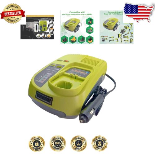 Portable Ryobi P131 Dual USB Car Charger - Compatible with All Ryobi Batteries