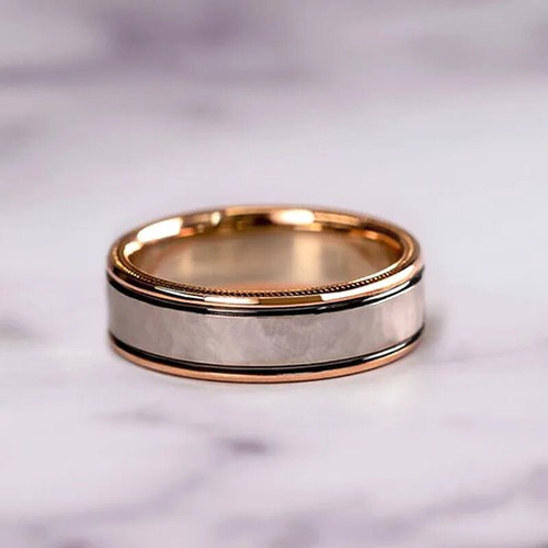 18K Rose Gold Princess Real Diamond Ring for Women Anillos Mujer Bizuteria - Picture 17 of 27