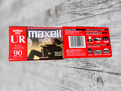 MAXWELL UR 90 Minute Blank Audio Cassette Tapes Normal Bias Lot Of 2
