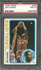 1978 TOPPS 105 JIM CHONES PSA MINT 9 