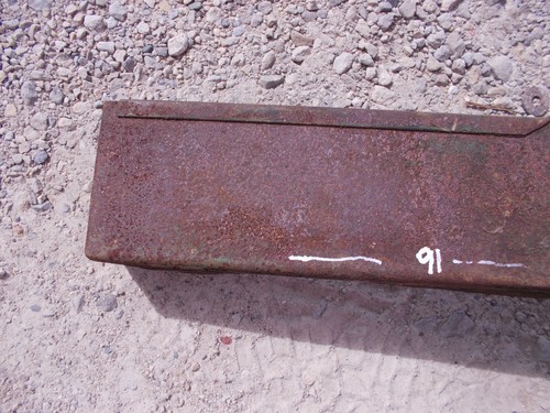 John Deere Tractor JD 2 cylinder frame rail screen style tool box - Picture 6 of 6