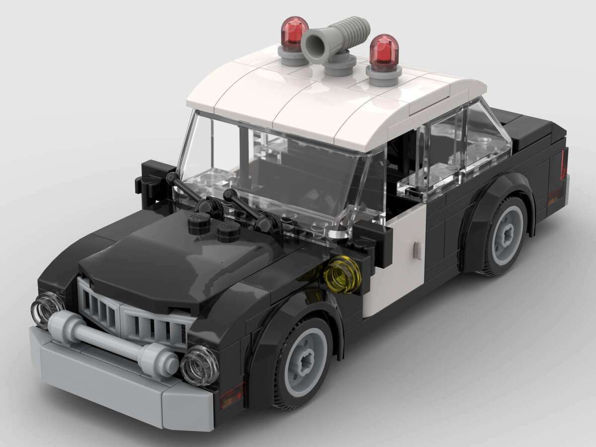 Lego Police Car Moc -Instructions Only-No Parts. Addon To (10278) Police  Station | Ebay