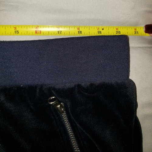 Nike Heritage Velour Velvet Sweatpants Womens Size XXL Joggers Stretch Navy - Picture 4 of 12