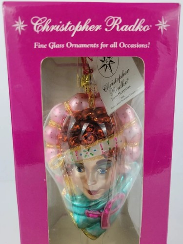 CHRISTOPHER RADKO ORNAMENT - 2004 BREAST CANCER - FAITH HOPEWELL - Picture 3 of 12