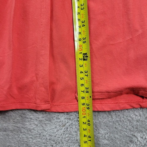 Torrid Maxi Skirt Womens Plus 0 Orange Jersey Stretch Slit Loose Flowing Long - Picture 5 of 12