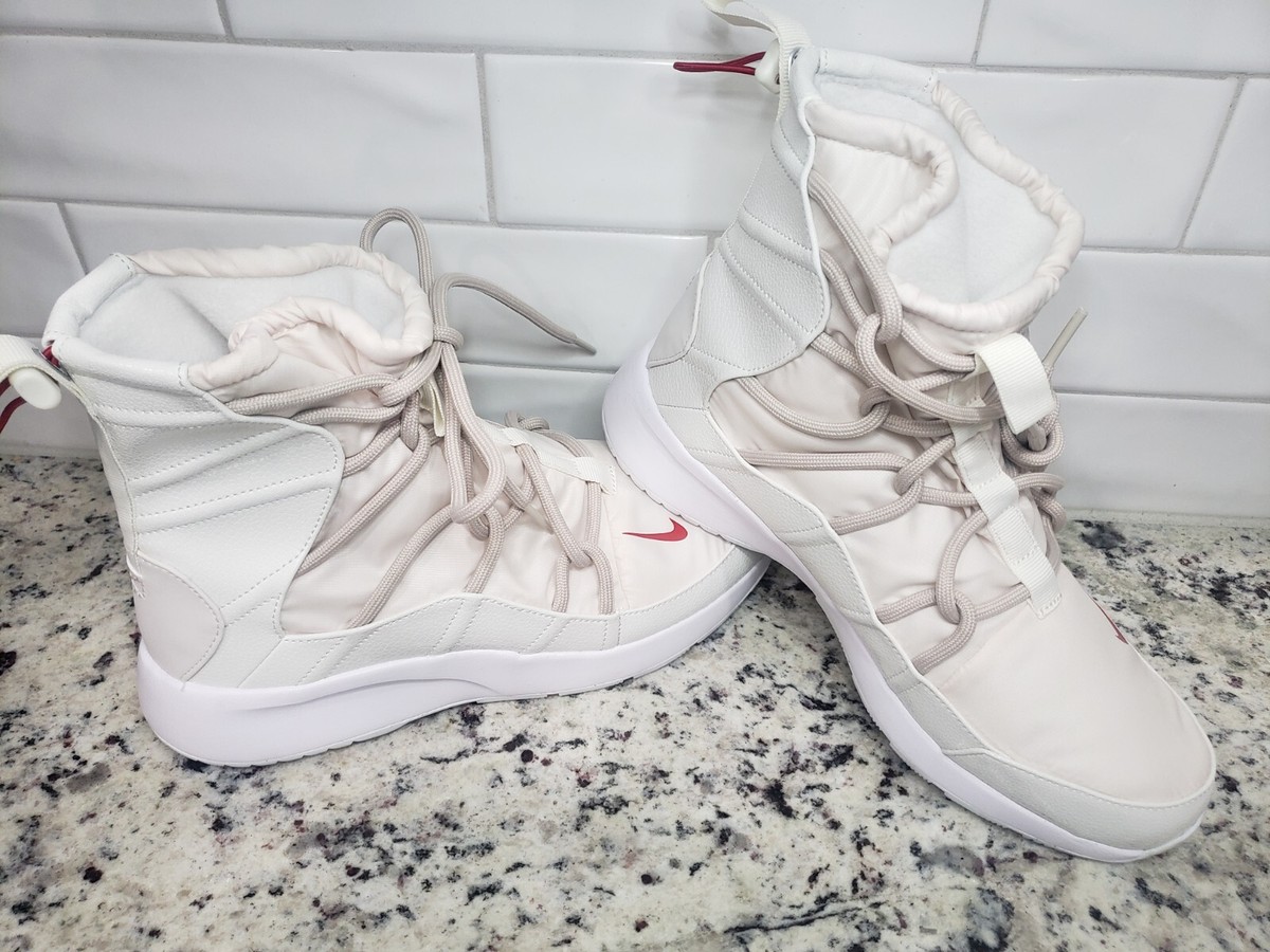 Nike Tanjun High Rise Women's Boots Phantom Red Sand Size