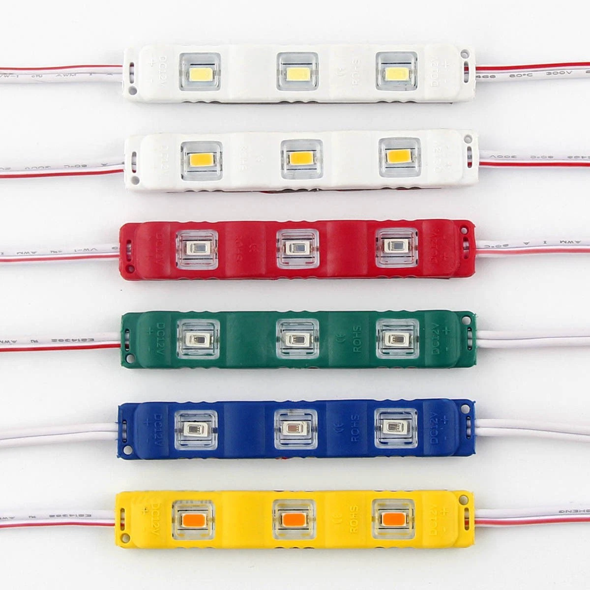 5730 3LED SMD Module Injection Decorative Waterproof LED Strip Light Lamp DC 12V