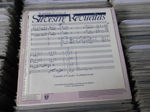 UNAM MUSICA NUEVA SERIES SILVESTRE REVUELTAS -CUARTETOS DE CUERDA- 1987 MEX LP - Picture 3 of 11