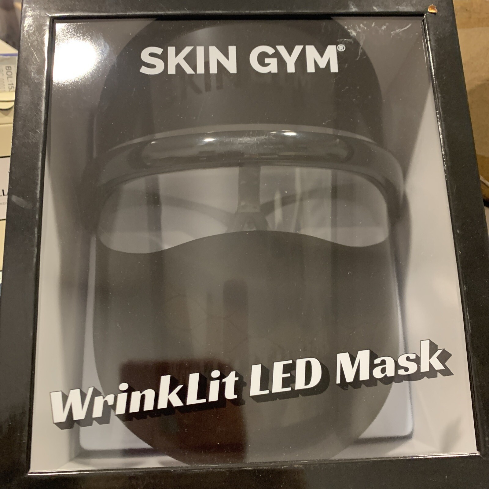 НОВАЯ маска для лица Skin Gym WrinkLit LED Red Light Mask НОВАЯ МОДЕЛЬ черного цвета В КОРОБКЕ