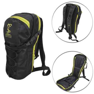 Spinning Fishing Backpack for Active Angling (Black) Rucksack Fisherman Gift