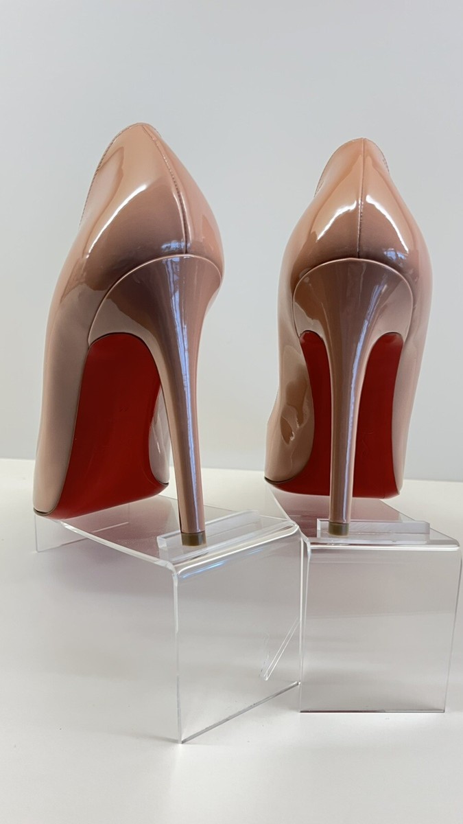 Christian Louboutin Pigalle Nude Patent Leather Size 41 / Heel
