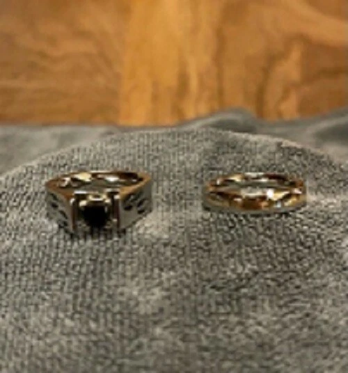 Womens cobalt store engagement rings