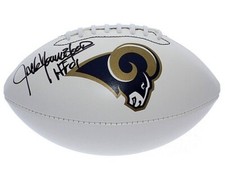 JACK YOUNGBLOOD AUTOGRAPHED FOOTBALL (ST LOUIS & LOS ANGELES RAMS) - W/ COA!
