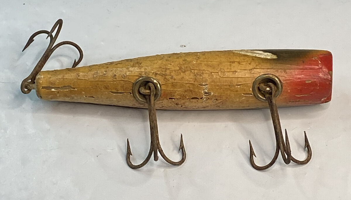 Vintage Wooden Creek Chub Darter 4” RARE CRACKLE PATINA | eBay Vintage Wooden Creek Chub Darter 4” RARE CRACKLE PATINA | eBay