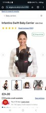 Infantano Swift Baby Carrier - Black