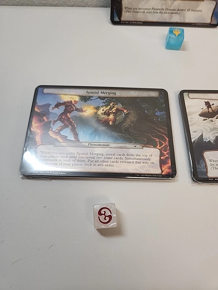 MTG - March Of The Machine - COMPLETE Planechase Set - SEALED PACKS & All 5 Dice - Image 4 of 4