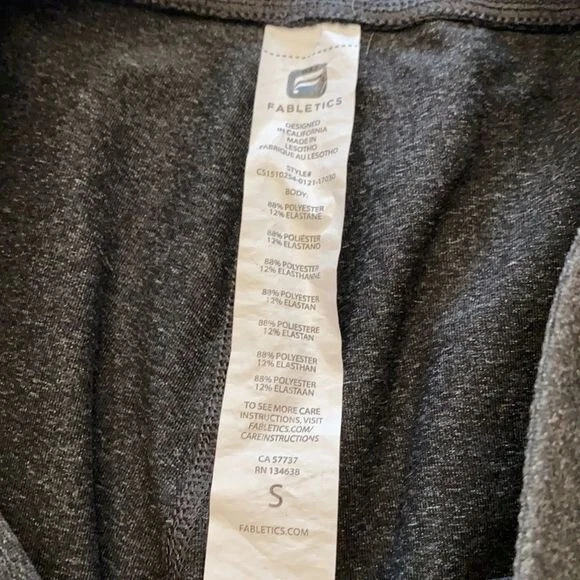 fabletics define capri stretch midrise gym training leggings