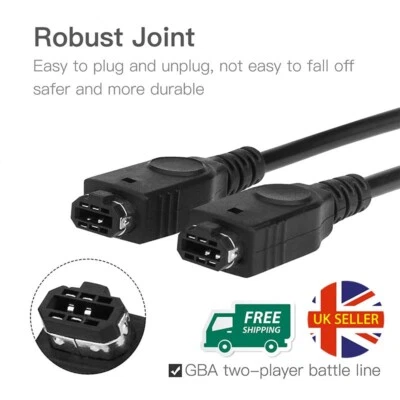 TESTED GameBoy Link Cable Advance SP GBA Nintendo Pokemon Connect Trade Evolve