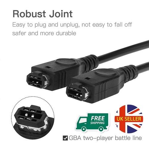 TESTED GameBoy Link Cable Advance SP GBA Nintendo Pokemon Connect Trade Evolve - Picture 1 of 7