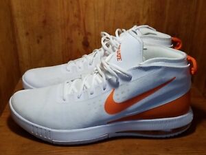 New Nike Air Max Dominate White Orange Basketball Shoes Men's Size ...