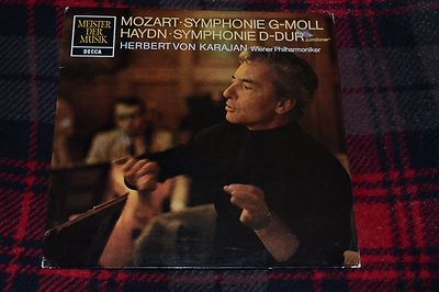Mozart~Symphonie G-Moll~Haydn Symphonie D-Dur~Herbert Von Karajan~FAST SHIPPING