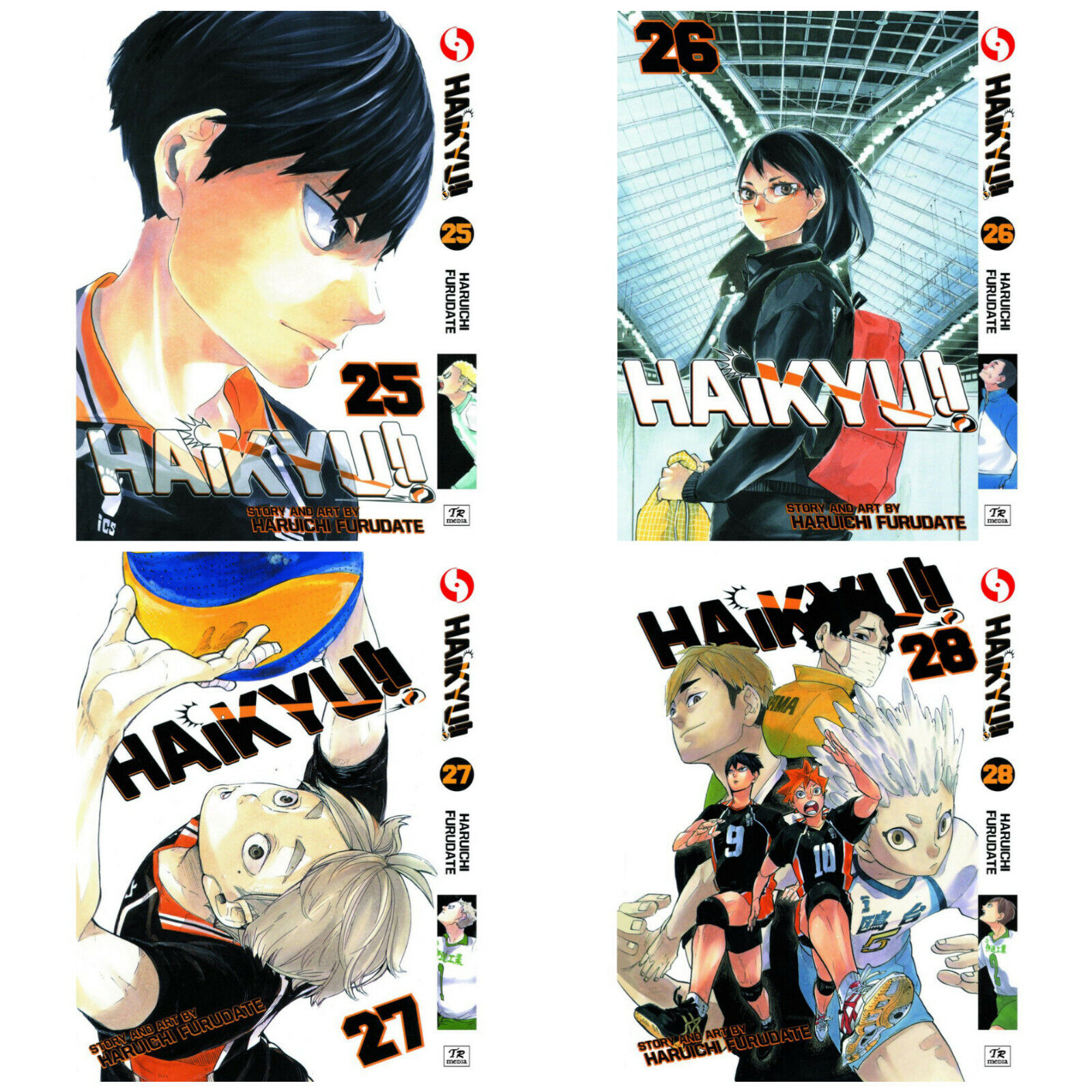 Haikyuu!! Manga Anime (Vol 1- 45) English Version Full Set by Haruichi  Furudate