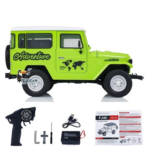 1/16 HG 4x4 RC Off-Road Fahrzeuge TOYOTA Land Cruiser FJ40 Elektro Crawler Auto - Bild 6 von 24