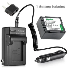 CGA-DU07 Battery or Regular Charger for Panasonic SDR-H18 H20 H28 H48 H68 H200