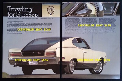 1967 AMC Marlin History Info Article ''Trawling for Success'