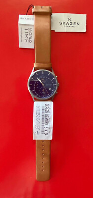 Skagen Denmark Holst Chronograph Men's Watch 40mm $290 #164 | eBay
