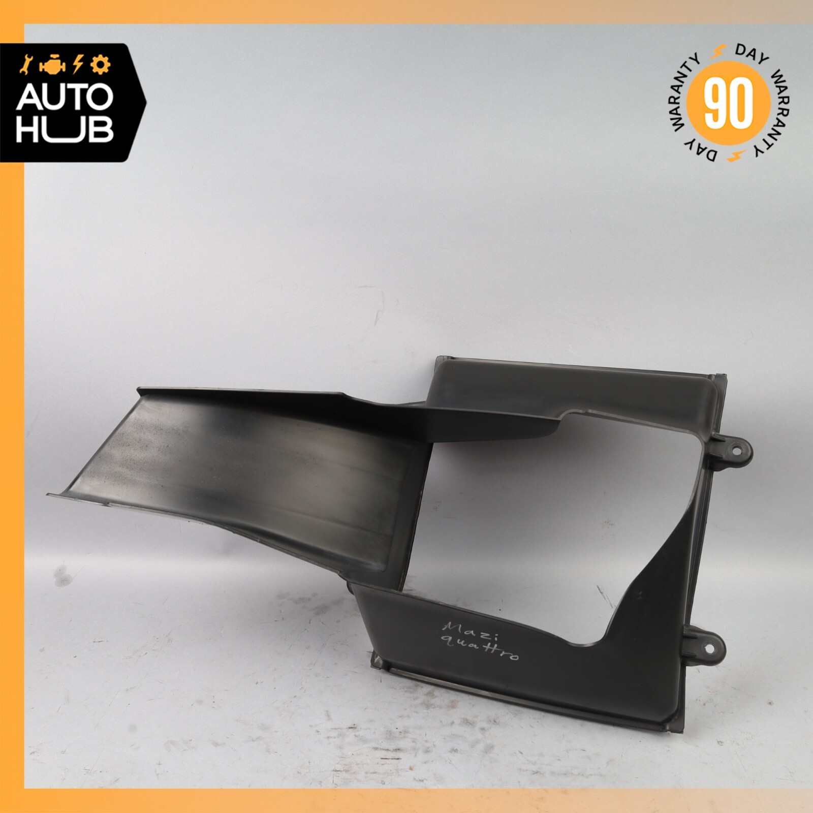 2014 Maserati Quattroporte Front Left Side Intercooler Duct Shroud 670002899 OEM