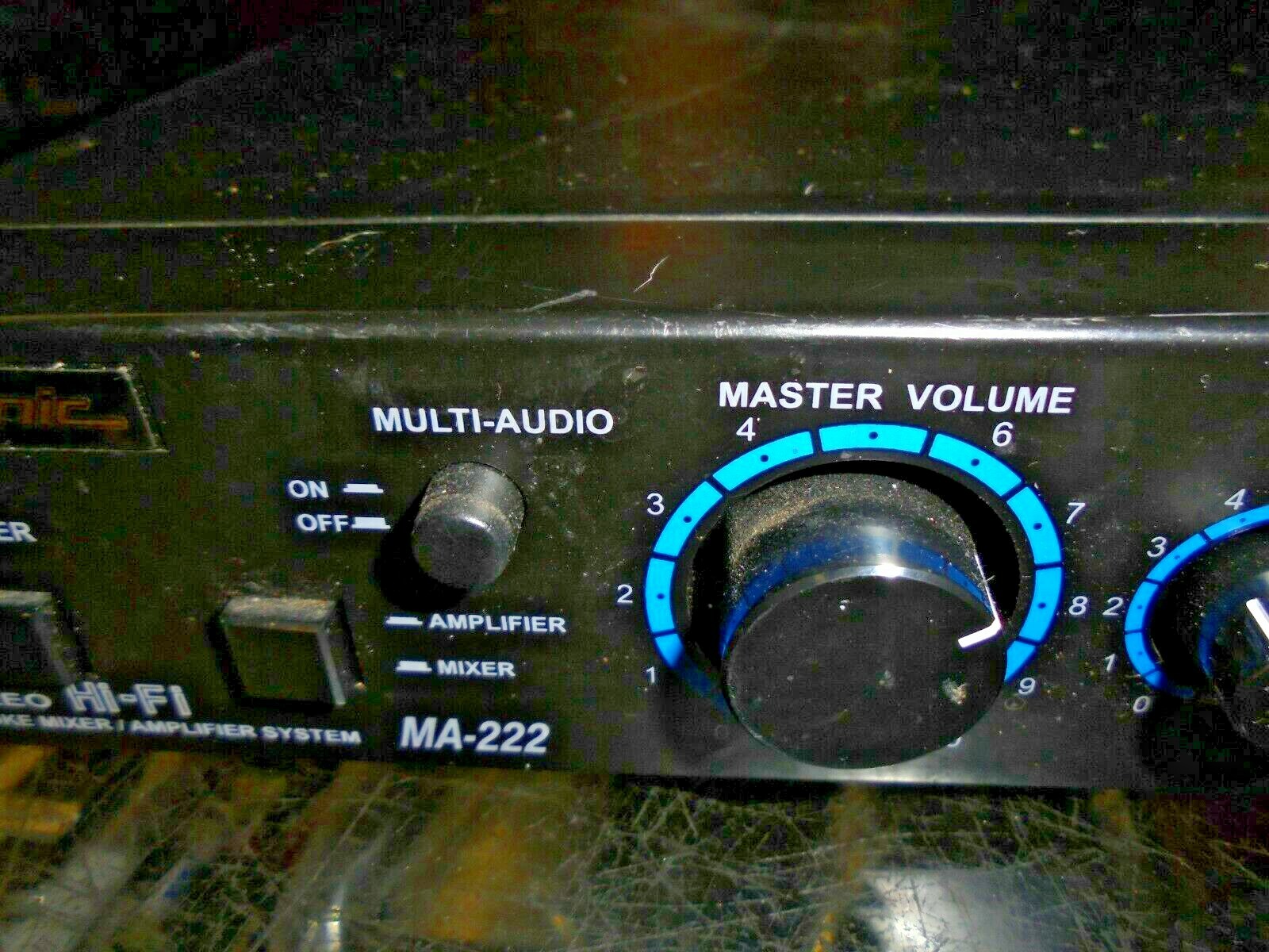 HISONIC STEREO HFI KAROKE MIXER/AMPLIFIER SYSTEM MA222 eBay