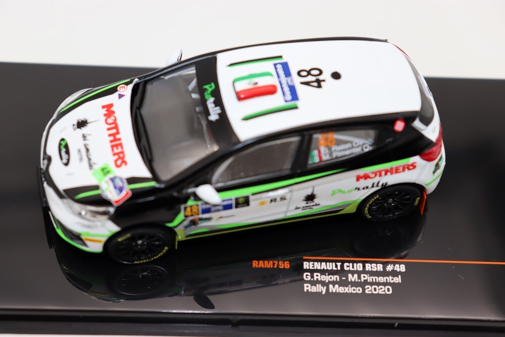 IXO Models 1/43 Renault Clio RSR #48 Rally Mexico 2020 Racing Cars For collect