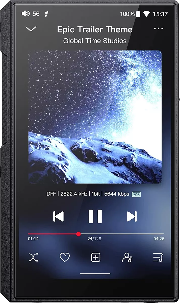 FiiO M11S Hi-Res MP3 Music Player with Dual ES9038Q2M, Android 10