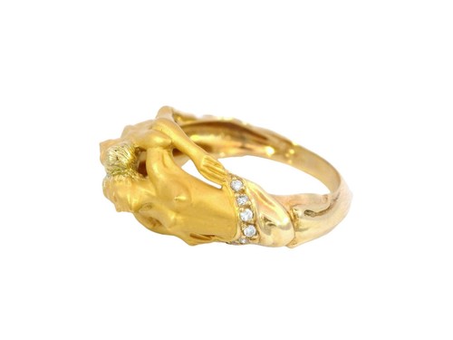 Lady's Carrera y Carrera Eden Ring in 18K Gold with Diamonds - Picture 2 of 7