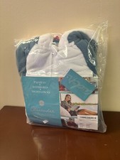 Alexander Del Rossa Women's SHK Soft Plush Fleece Hooded Bathrobe Size L N244