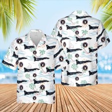 US Navy F 14A Tomcat BuNo 159853 Of VX 4 Evaluators Hawaiian Shirt