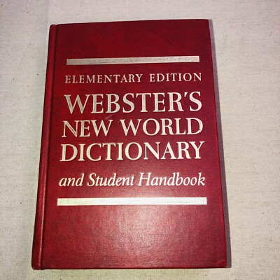 Webster's New World Dictionary and Student Handbook Elementary Edition 1966 HB