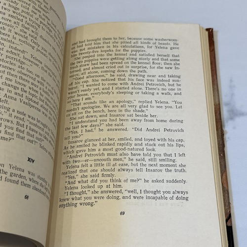 On The Eve By Ivan Turgenev Foreign Languages Publishing House Moscow HC DJ - Foto 22 di 24