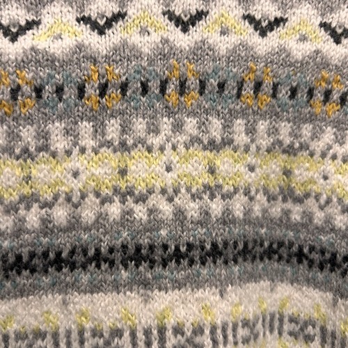 American Eagle Fair Isle Sweater Women's Oversized Size M Cabincore Cottage NWT - Picture 7 of 8