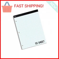 Mr. Pen- Graph Paper, Grid Paper Pad, 4x4 (4 Squares per inch), 8.5"x11", 55 She