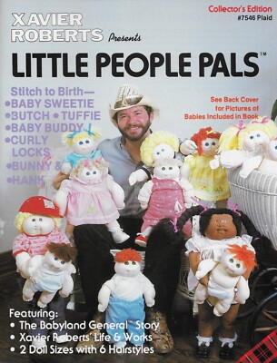 Xavier Roberts Little People Pals Cabbage Patch Doll Pattern Book 1984 Uncut