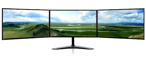 Triple Monitor Screen Bundle 3X 24" FHD IPS HDMI Brand New Stand 1920x1080p Fas - Image 4 of 4